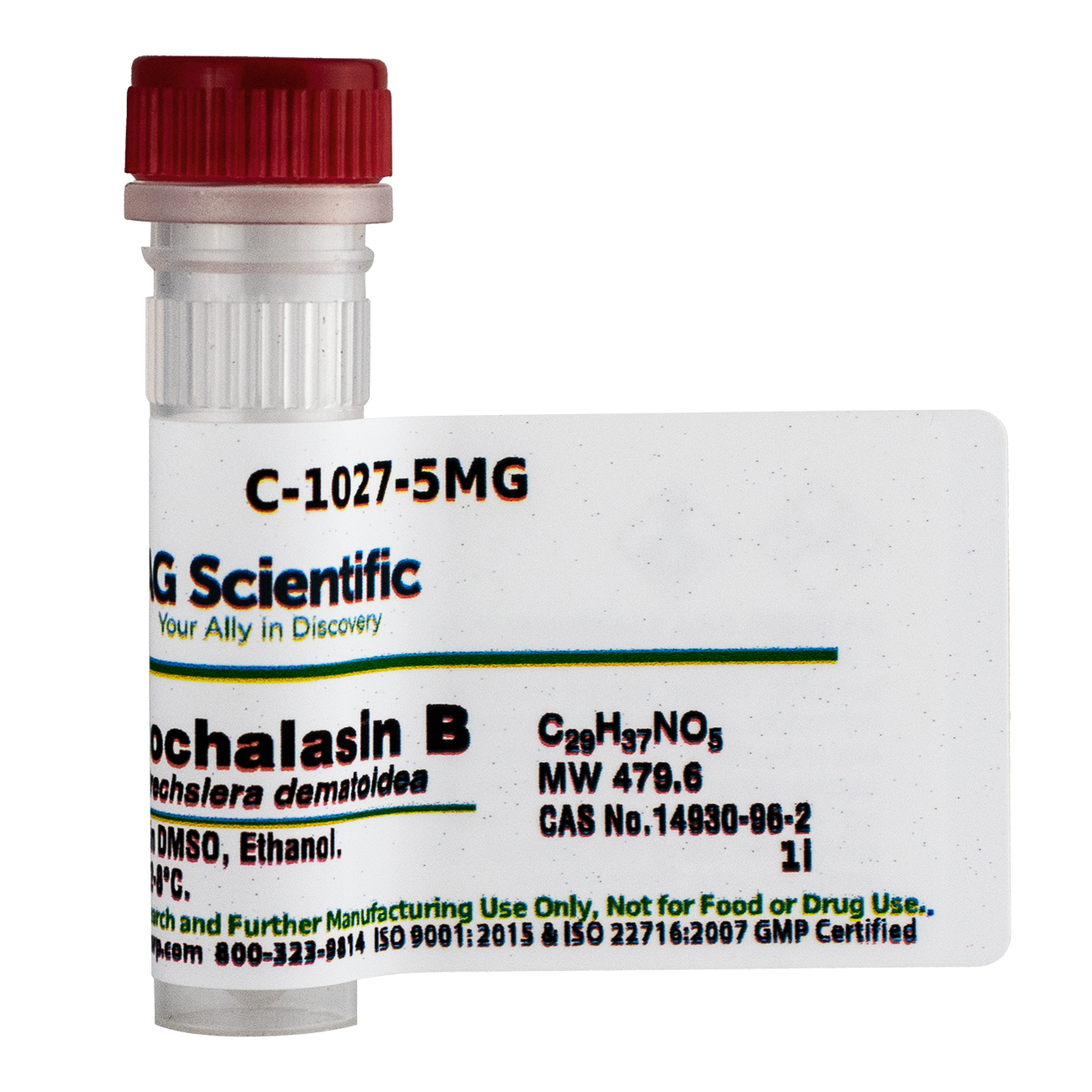 Cytochalasin B, Helminthosporium dematioideum, 5 MG