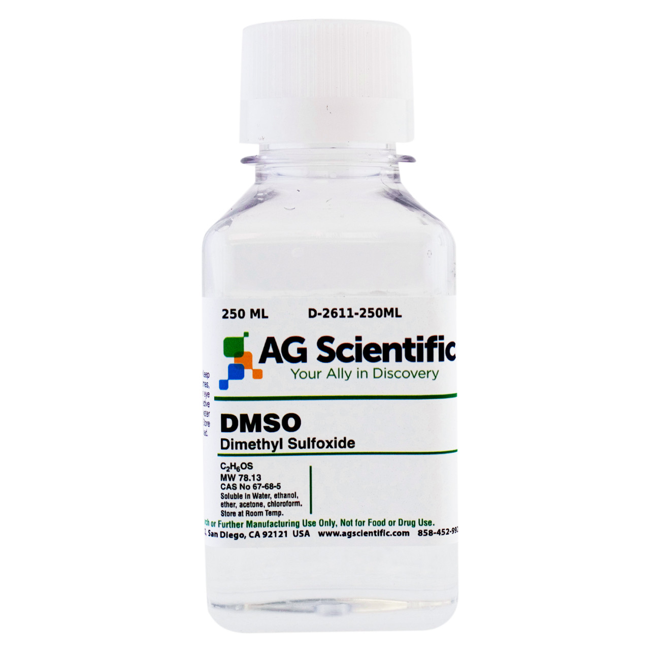 DMSO [Dimethyl Sulfoxide], 250 mL