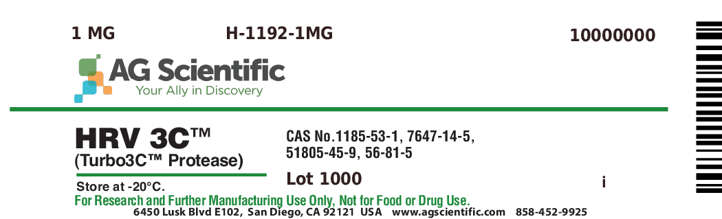 HRV 3C<sup>TM</sup> (Turbo3C<sup>TM</sup> Protease), 1 MG